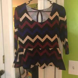 Cute and Fun Peplum Blouse